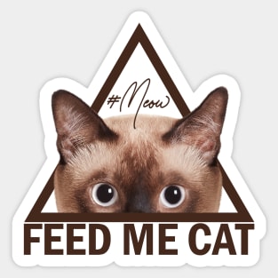 Feed Me Meow Sticker